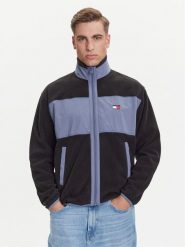 Tommy Jeans Polar DM0DM21906 Czarny Relaxed Fit. Czarne bluzy męskie Tommy Jeans, m, bez wzorów, z jeansu, bez kaptura. Za 499.99 zł.