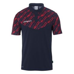 Polo Uhlsport Progressive 28. Czerwone koszulki polo męskie Uhlsport, bez wzorów, sportowe, bez ramiączek. Za 168.50 zł.