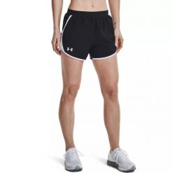 Spodenki krótkie damskie Under Armour Fly By 2.0 Short. Szare obuwie sportowe damskie Under Armour, s, bez wzorów, sportowe, do biegania. Za 79.99 zł.