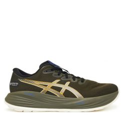 Buty do biegania Asics. Brązowe buty sportowe męskie Asics, bez zapięcia, do biegania. Za 619.99 zł.
