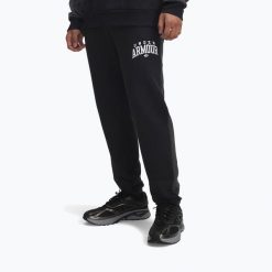 Spodnie treningowe męskie Under Armour Rival Fleece. Czarne buty sportowe męskie Under Armour, m, bez wzorów, z dresówki, na fitness i siłownię. Za 249.99 zł.