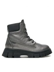 Primigi Kozaki 6876633 S Srebrny. Szare buty zimowe dziewczęce Primigi, bez wzorów, ze skóry, bez zapięcia. Za 419.99 zł.