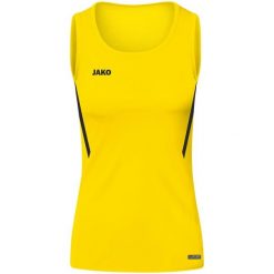 Dziewczęca koszulka typu tank top Jako top Challenge. Czarne t-shirty i topy dla dziewczynek Jako, bez wzorów, z materiału, bez ramiączek. Za 155.50 zł.