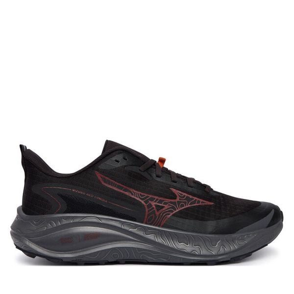 Buty do biegania Mizuno. Czarne buty sportowe męskie Mizuno, bez zapięcia, do biegania. Za 539.99 zł.