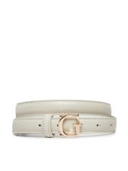 Guess Pasek Damski BW9119 P4220 Biały. Białe paski damskie Guess, z aplikacjami, ze skóry. Za 159.99 zł.