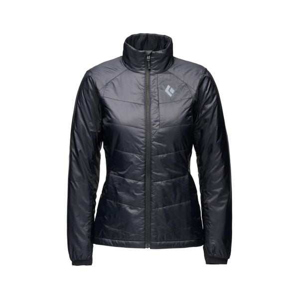 Damska kurtka puchowa Black Diamond Solution 2.0. Czarne kurtki damskie Black Diamond, na zimę, l, bez wzorów, z puchu, bez kaptura. Za 851.50 zł.