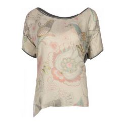 Desigual Desigual T-Shirt Damski Clarette S Szary. T-shirty damskie marki Desigual. W wyprzedaży za 186.00 zł.