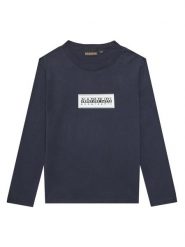 Napapijri Bluzka S-Chamois NP0A4HYK D Granatowy Regular Fit. Niebieskie t-shirty dla chłopców Napapijri, bez wzorów, z bawełny, bez ramiączek. Za 139.99 zł.