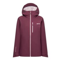 Damska kurtka turystyczna Regatta Birchdale II. Fioletowe kurtki sportowe damskie Regatta, bez wzorów, bez kaptura, trekkingowe. Za 382.00 zł.