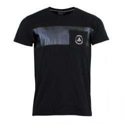 T-shirt Peak Mountain Cabri. Czarne t-shirty męskie Peak Mountain, m, bez wzorów, casualowe, bez kołnierzyka. W wyprzedaży za 89.00 zł.