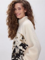 Bluza ze sztucznego baranka - wielobarwny. Bluzy damskie Reserved, l, bez wzorów, bez kaptura. Za 149.99 zł.
