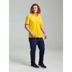 Koszulka Polo Slam Act Qd Dorosłych. Żółte koszulki polo męskie SLAM, m, bez wzorów, sportowe, bez ramiączek. W wyprzedaży za 263.25 zł.