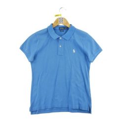 Second life - Koszulka polo męska z krótkim rękawem - Stan dobry. Niebieskie buty sportowe męskie Ralph Lauren, bez zapięcia, na golfa. Za 105.71 zł.