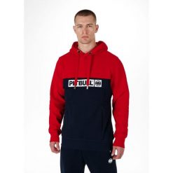 Bluza męska Pitbull z kapturem Two-Color Hilltop. Czerwone bluzy męskie PITBULL, m, bez wzorów, z kapturem. Za 239.00 zł.