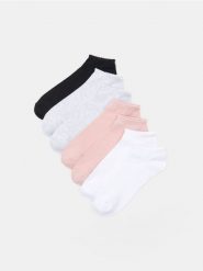 Skarpetki krótkie 7 pack - wielobarwny. Skarpety damskie Sinsay, bez wzorów. Za 17.99 zł.
