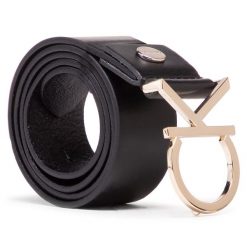 Pasek Damski Calvin Klein. Czarne paski damskie Calvin Klein, bez wzorów. Za 159.99 zł.