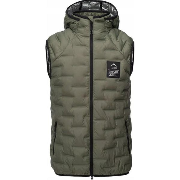 Męska Pikowana Kamizelka PrimaLoft Huel. Zielone bluzy męskie ELBRUS, m, bez wzorów, bez kaptura. Za 509.99 zł.