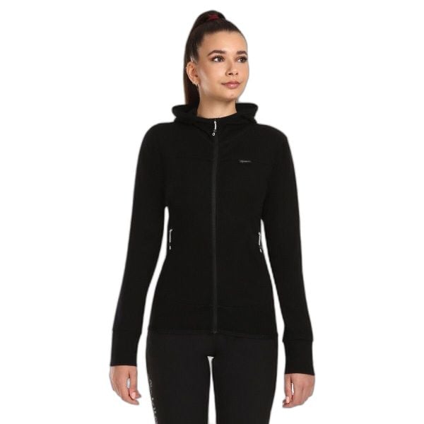 Bluza damska Kilpi Wolie. Czarne bluzy damskie Kilpi, l, bez wzorów, z wełny, bez kaptura. Za 427.22 zł.
