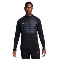 Męska Zimowa Bluza Academy Warrior. Czarne bluzy męskie Nike, na zimę, m, bez wzorów, bez kaptura. Za 363.99 zł.