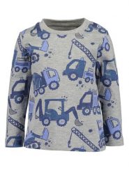 Blue Seven Bluzka 977617 X Szary Regular Fit. Szare t-shirty dla chłopców Blue Seven, bez wzorów, z bawełny, bez ramiączek. Za 29.99 zł.