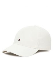 Tommy Hilfiger Czapka z daszkiem Flag Soft 6 Panel AM0AM13426 Biały. Białe rękawiczki męskie Tommy Hilfiger, bez wzorów, z bawełny. Za 119.99 zł.