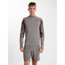 Treningowy top Hummel Blaze Pro. Szare swetry damskie Hummel, na zimę, bez wzorów, bez kołnierzyka, bez ramiączek, bez kaptura. Za 217.00 zł.