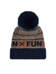 Jamiks Czapka Gus VI JZG220 Granatowy. Niebieskie buty zimowe chłopięce Jamiks, bez wzorów, z wełny, bez zapięcia. Za 139.99 zł.
