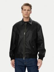 Calvin Klein Jeans Kurtka z imitacji skóry LV04RF403G Czarny Relaxed Fit. Czarne kurtki męskie Calvin Klein Jeans, m, bez wzorów, z jeansu, bez kaptura. Za 799.99 zł.