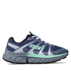 Buty do biegania Inov-8. Niebieskie obuwie sportowe damskie Inov-8, bez wzorów, do biegania. Za 899.99 zł.