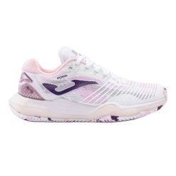 Buty do tenisa Joma Point Lady 2402 TPOILW2402AC białe. Białe obuwie sportowe damskie bez wzorów, z gumy, na fitness i siłownię. Za 551.66 zł.