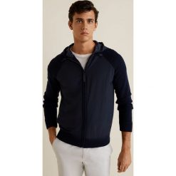 Mango Man - Kardigan Capucha. Szare kardigany męskie marki Mango Man, z bawełny. Za 229.90 zł.