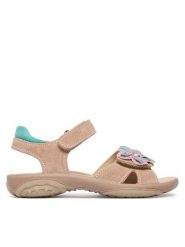 Primigi Sandały 1383677 S Różowy. Czerwone sandały dziewczęce Primigi, ze skóry, bez zapięcia. Za 279.99 zł.