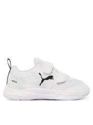 Puma Buty halowe Varion 3 V Jr 109098 02 Biały. Białe buty sportowe chłopięce Puma, bez wzorów, z materiału, bez zapięcia. Za 199.99 zł.