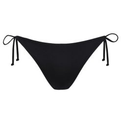 Figi do kostiumów kąpielowych dla kobiet Barts Solid Tanga. Czarne bikini damskie Barts, bez wzorów. Za 162.50 zł.