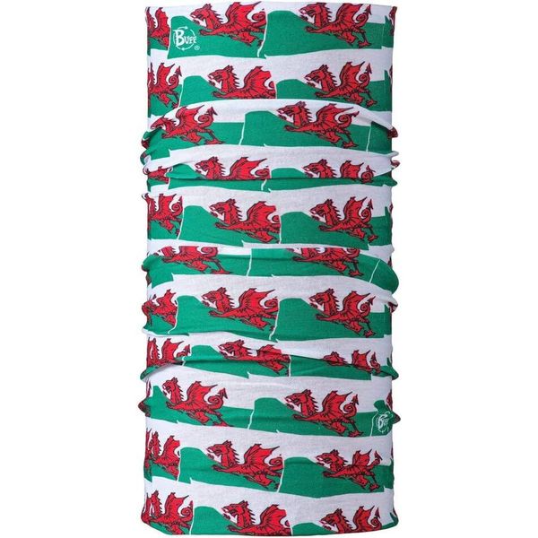 Bandana BUFF ORIGINAL WELSH FLAG 2010. Białe szaliki i chusty damskie Buff, bez wzorów. Za 84.05 zł.