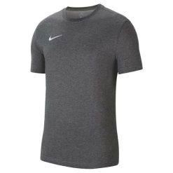 Męska Koszulka Park 20 DriFIT. Szare koszulki sportowe męskie Nike, m, bez wzorów, bez kołnierzyka, bez ramiączek, trekkingowe. Za 138.99 zł.