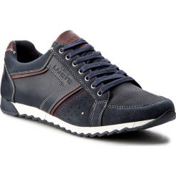 Półbuty GINO LANETTI - M17SS144-3 Granatowy. Niebieskie półbuty na co dzień męskie Gino Lanetti, z materiału. Za 119.99 zł.