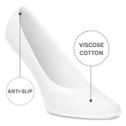 Skarpety damskie Filippo, elastyczne dopasowanie oddychająca struktura, białe, SD-IN01 WH. Białe skarpety damskie Filippo, bez wzorów. Za 29.99 zł.