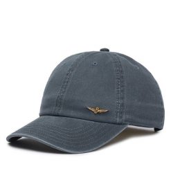 Czapka z daszkiem Aeronautica Militare. Niebieskie czapki i kapelusze damskie Aeronautica Militare, bez wzorów. Za 189.99 zł.