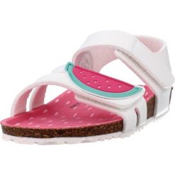 Sandały GARVALIN 212430G Biały. Białe sandały damskie Garvalin, bez wzorów, z syntetyku, bez obcasa, bez zapięcia. Za 104.99 zł.