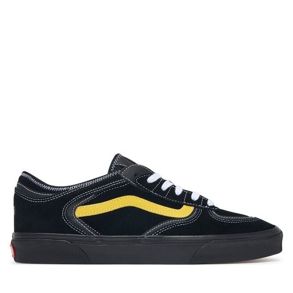 Tenisówki Vans. Czarne trampki męskie Vans, bez wzorów, bez zapięcia. Za 399.99 zł.