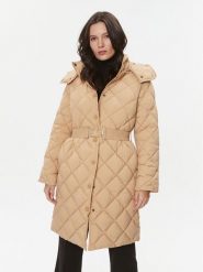 TWINSET Płaszcz zimowy 232TP2240 Beżowy Regular Fit. Brązowe płaszcze damskie Twinset, na zimę, bez wzorów, z syntetyku, bez kaptura. Za 1,749.00 zł.