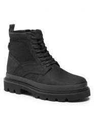 Clarks Trapery Badell Hi 261734227 Czarny. Czarne śniegowce i trapery męskie Clarks, z nubiku, bez zapięcia. Za 509.99 zł.