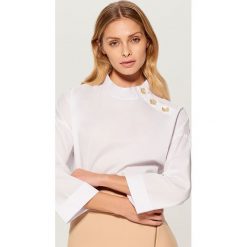 Koszula z szerokimi rękawami - Biały. Białe koszule damskie Mohito. Za 99.99 zł.