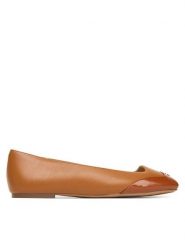Liu Jo Baleriny Brigitte 03 SF5041 PX695 Brązowy. Brązowe baleriny damskie Liu Jo, bez wzorów, ze skóry, bez obcasa. Za 379.99 zł.