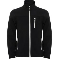 Męska Kurtka Soft Shell Antartida. Czarne kurtki męskie ROLY, m, bez wzorów, sportowe, bez kaptura. Za 134.99 zł.