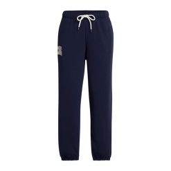 Spodnie damskie Under Armour Icon Heavyweight Terry Oversized. Niebieskie spodnie materiałowe damskie Under Armour, m, bez wzorów, na fitness i siłownię. Za 179.99 zł.