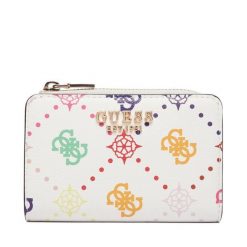 Portfel Guess. Białe portfele damskie Guess, z aplikacjami. Za 289.99 zł.