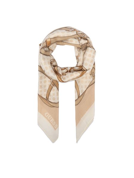 Guess Chusta AW5679 POL03 Beżowy jasny. Brązowe czapki i kapelusze damskie Guess, z aplikacjami. Za 154.99 zł.