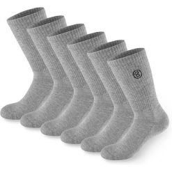 BRUBAKER skarpety sportowe 6 par unisex oddychające retro - Szary. Czarne skarpety damskie X2, bez wzorów. Za 122.99 zł.